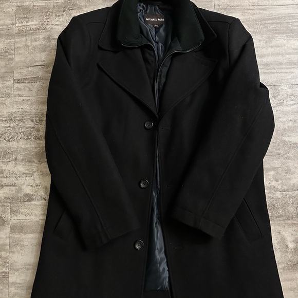 Michael Kors Mens 2-in-1 Wool Blend Coat - Picture 1 of 4